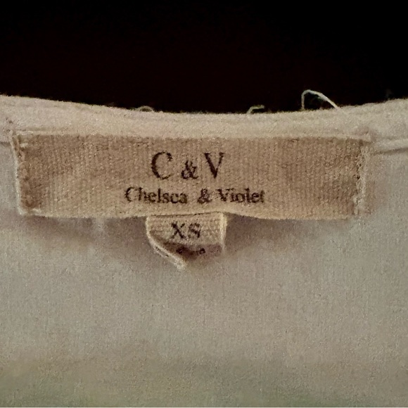 Chelsea & Violet White Embellished 3/4 Sleeve Dress - Picture 2 of 2